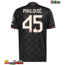 Camisa de Futebol Bayern Munich Aleksandar Pavlovic #45 Equipamento Alternativo 2025-26 Manga Curta
